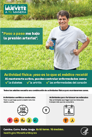 Afiche “Un paso a la vez” 